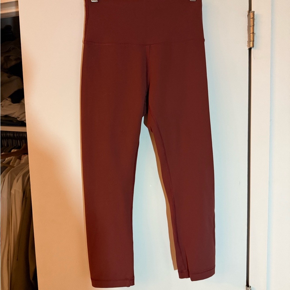 Lululemon Wunder Train high-rise Brown/Burgundy